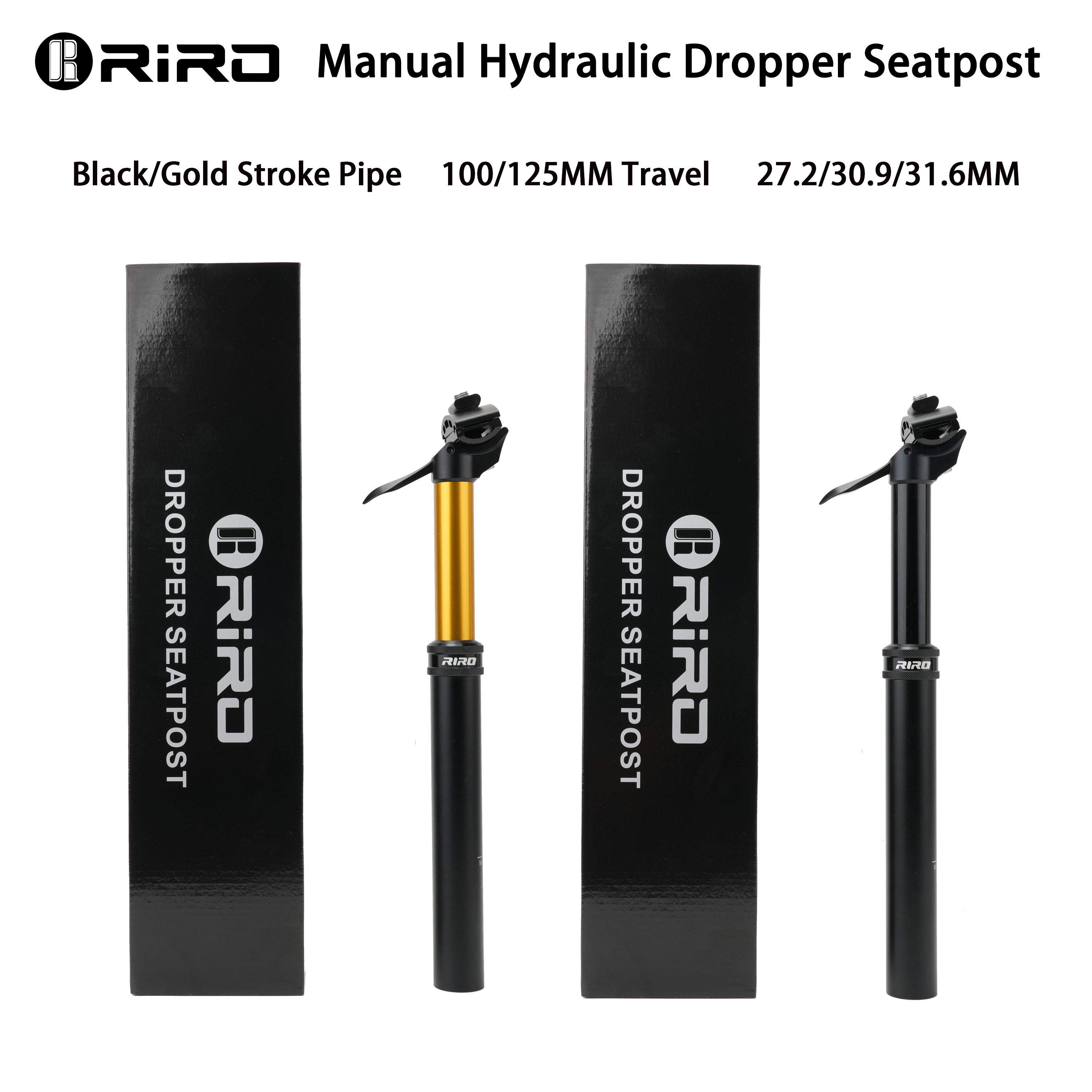 Dropper Post Remote - RIRO Dropper Seatpost Smooth Manual Control