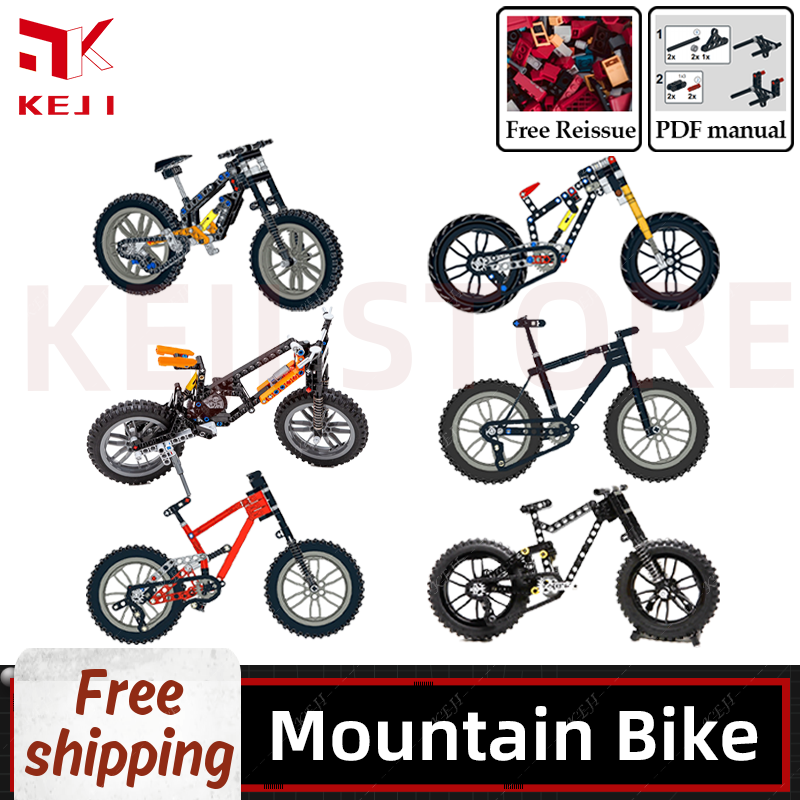 Mountain Biking Jumps - KEJI MOC Downhill Mountain Bike Riding