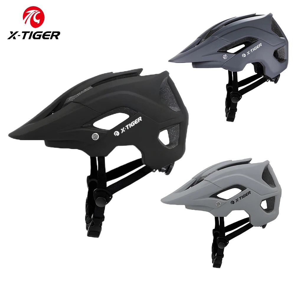 Mountain Biking France - X-TIGER Bicycle Mountain Bike Helmet One-piece