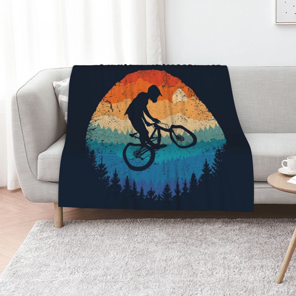 Mountain Biking Retro Throw Bl – обзор и цена Mountain Biking Gifts For Him