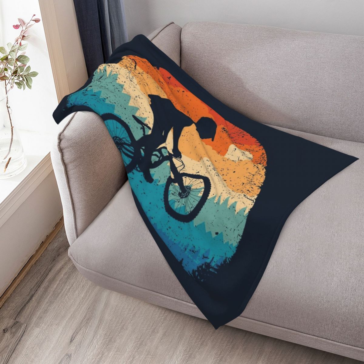 Mountain Biking Retro Throw Bl – обзор и цена Mountain Biking Gifts For Him