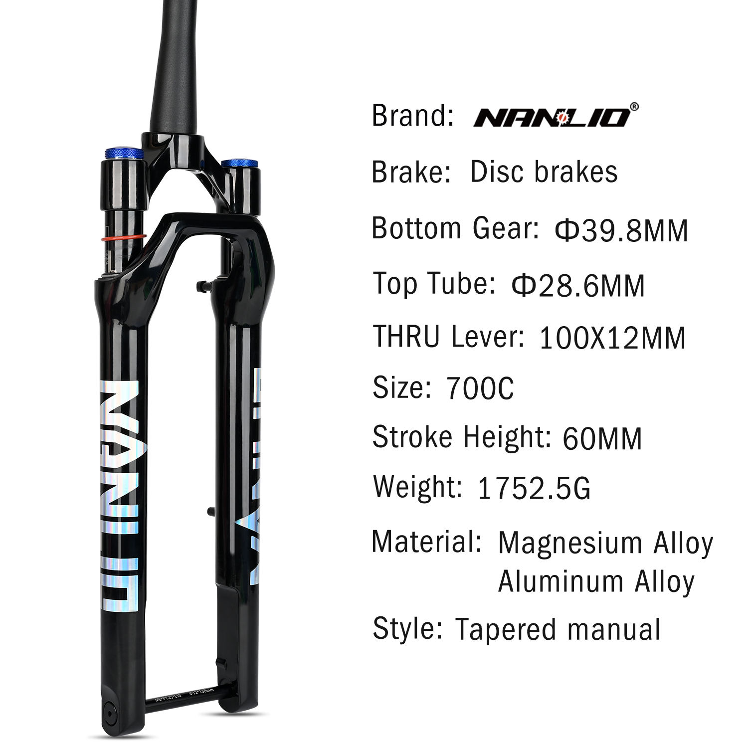 Nanlio 700C Suspension Fork 45 – обзор и цена Mtb Fork Air