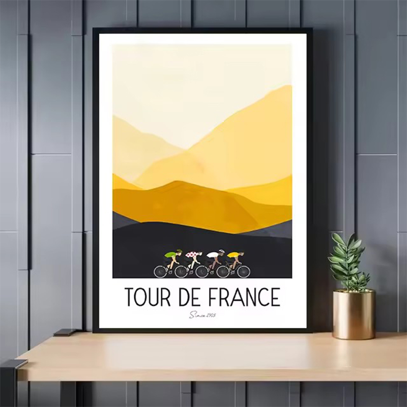 Watercolor Cycling Race Cyclis – обзор и цена Mountain Biking France
