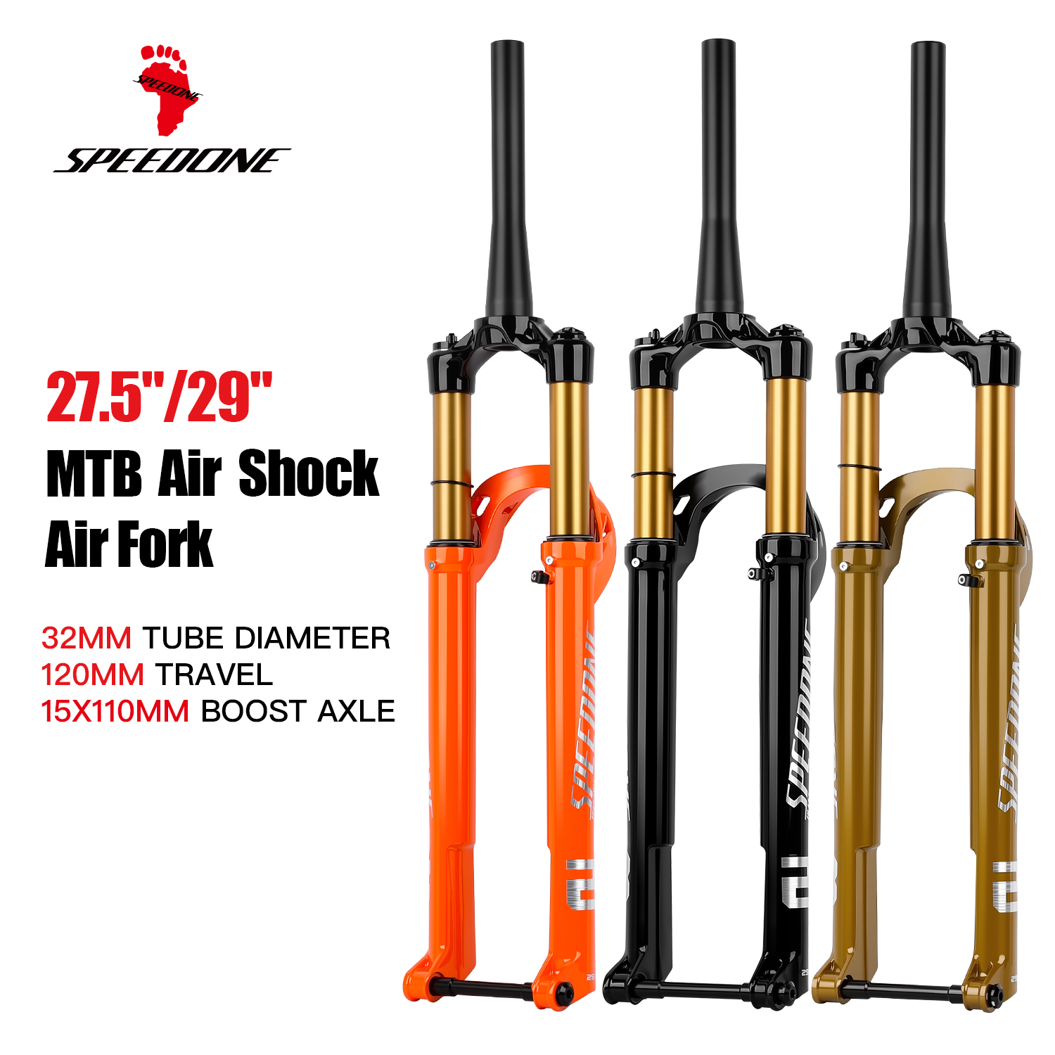 SPEEDONE MTB Suspension Air Fo – обзор и цена Mtb Fork Air