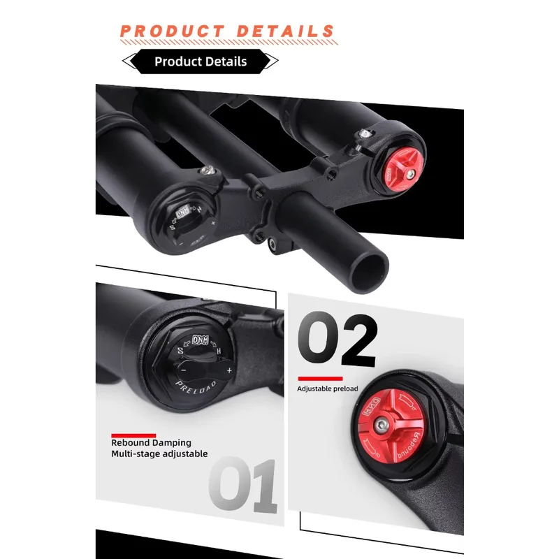 DNM USD C Mountain Bike Front  – обзор и цена Mtb Fork Air