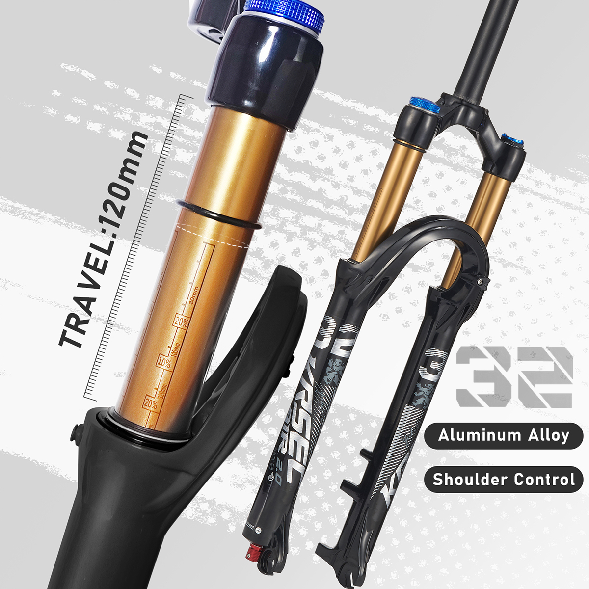 KRSEC MTB Bicycle Suspension F – обзор и цена Mtb Fork Air