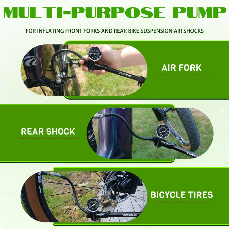 BUCKLOS Bicycle Air Fork Pump  – обзор и цена Mtb Fork Air