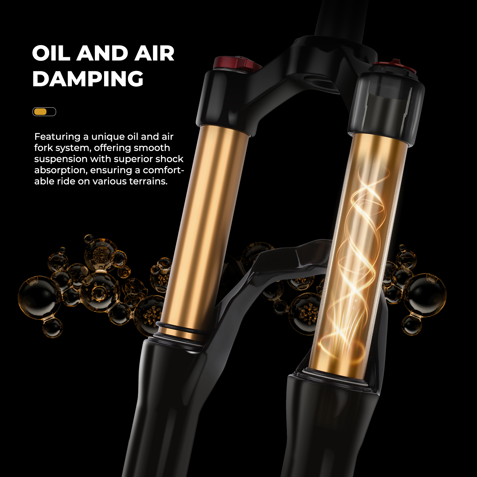 BOLANY 20/24 Inch AIR ForkMoun – обзор и цена Mtb Fork Air