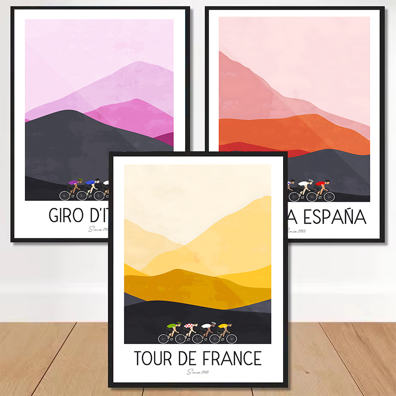 Watercolor Cycling Race Cyclis – обзор и цена Mountain Biking France