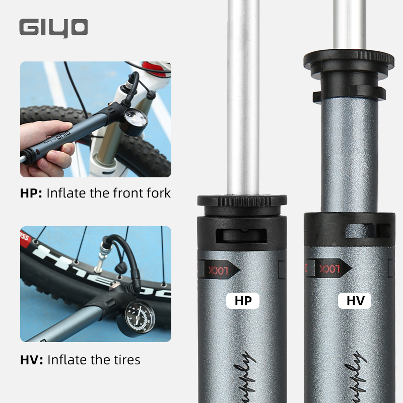 Giyo GS-41P 300psi Bicycle Sho – обзор и цена Mtb Fork Air