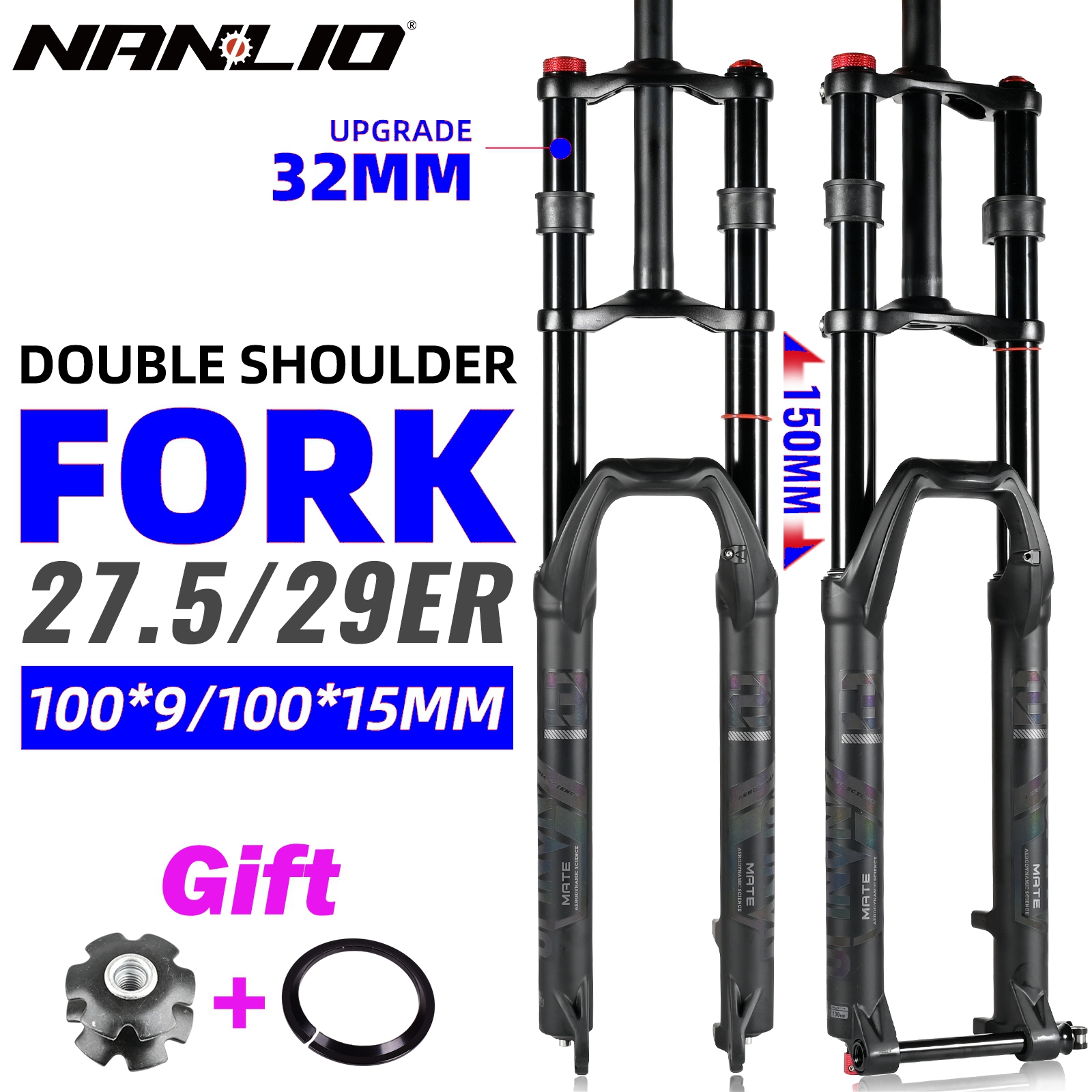 NanLio Double Shoulder Snow Fr – обзор и цена Mtb Fork Air