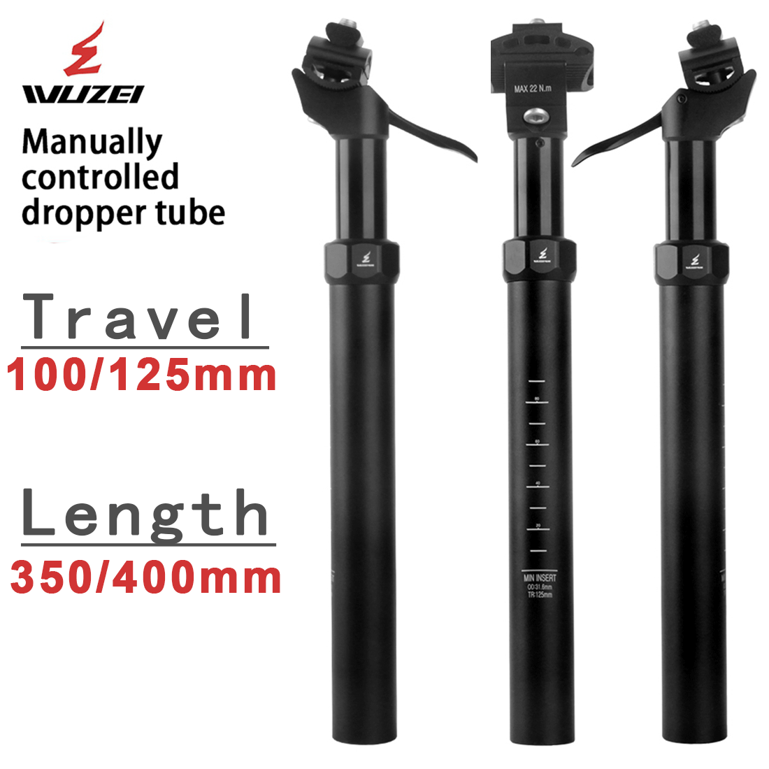 WUZEI MTB Manual Control Dropp – обзор и цена Dropper Post Remote